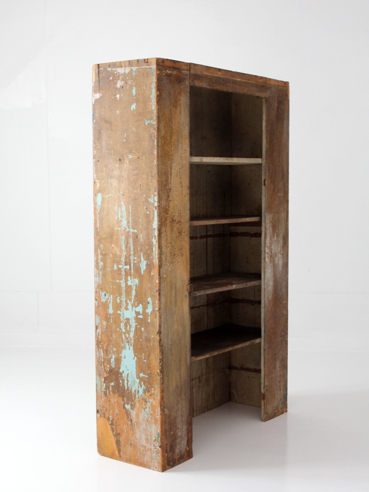 antique primitive cupboard