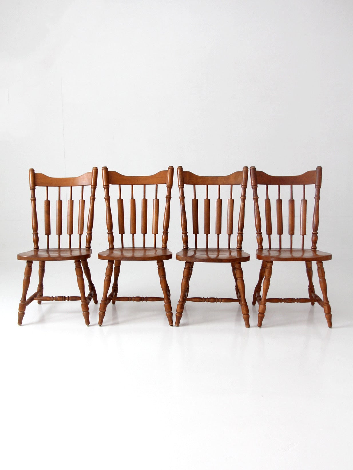 vintage Windsor dining chairs by Richards Brothers | set of 4