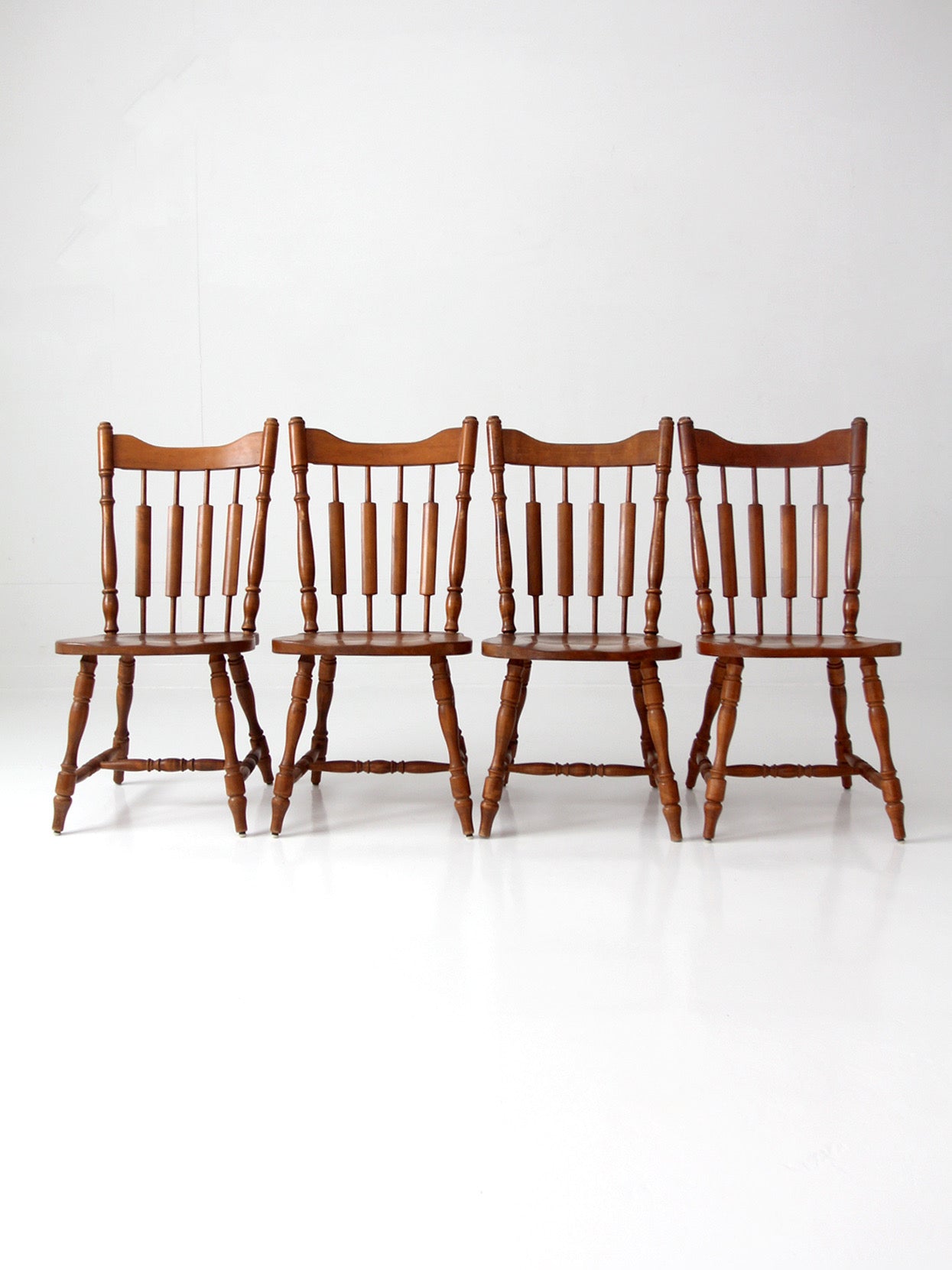 vintage Windsor dining chairs by Richards Brothers | set of 4