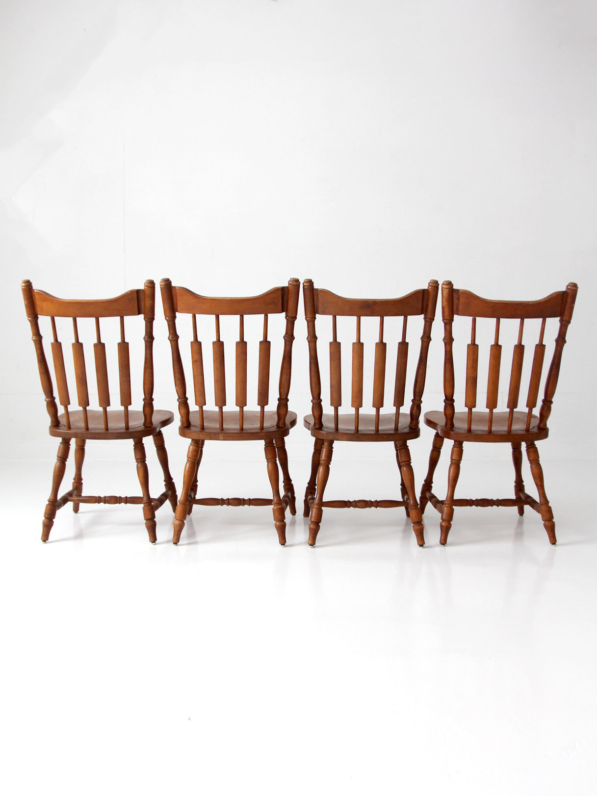 vintage Windsor dining chairs by Richards Brothers | set of 4