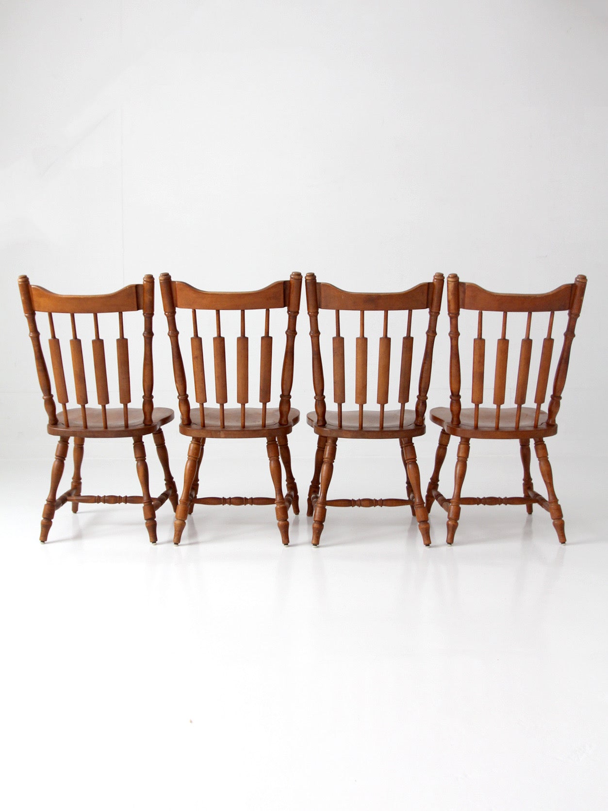 vintage Windsor dining chairs by Richards Brothers | set of 4