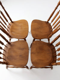 vintage Windsor dining chairs by Richards Brothers | set of 4