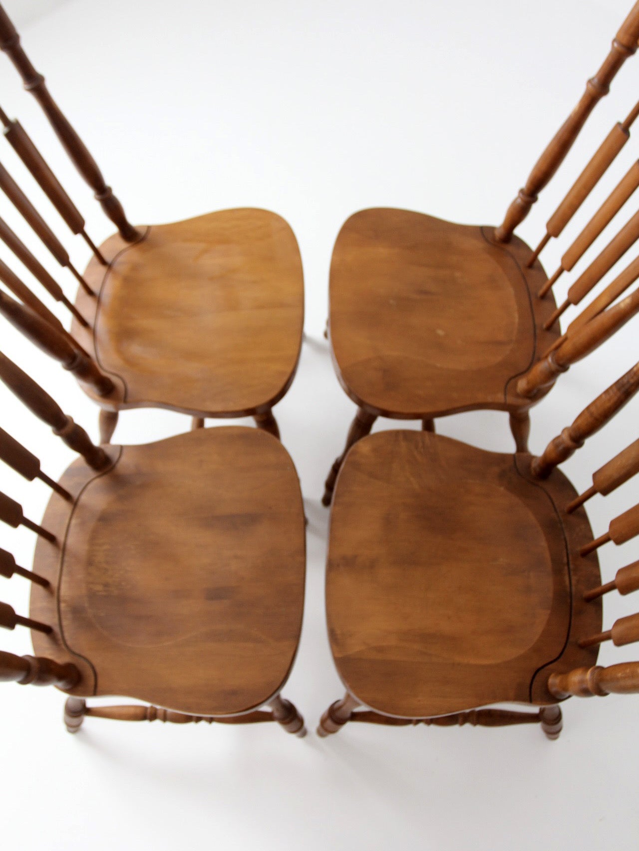 vintage Windsor dining chairs by Richards Brothers | set of 4