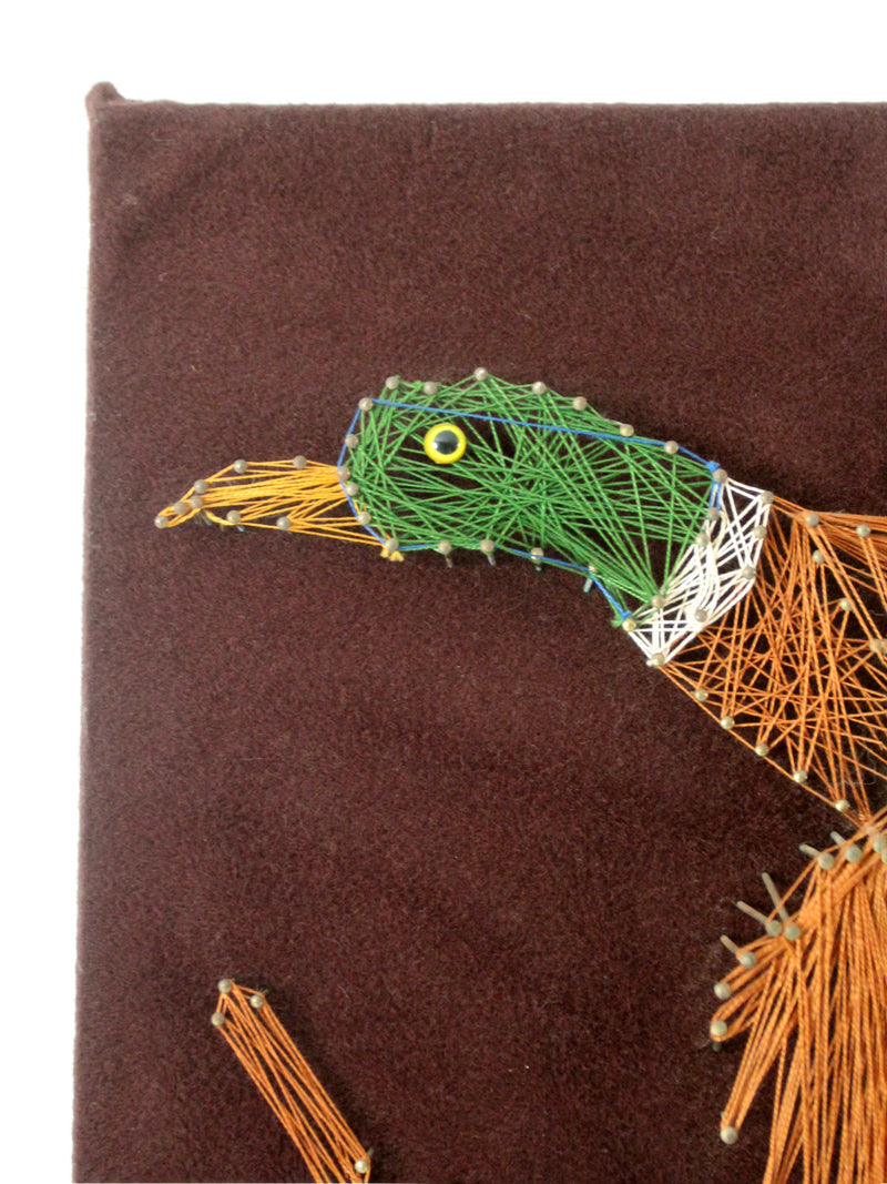 vintage mallard duck string art wall decor – 86 Vintage