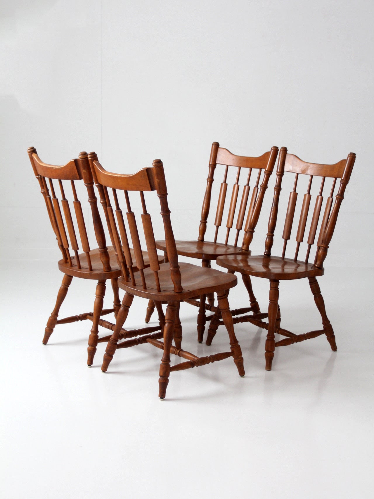 vintage Windsor dining chairs by Richards Brothers | set of 4