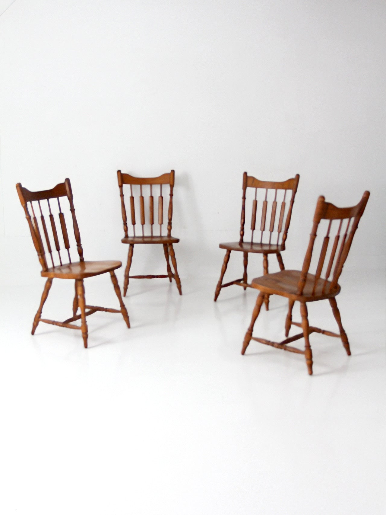 vintage Windsor dining chairs by Richards Brothers | set of 4