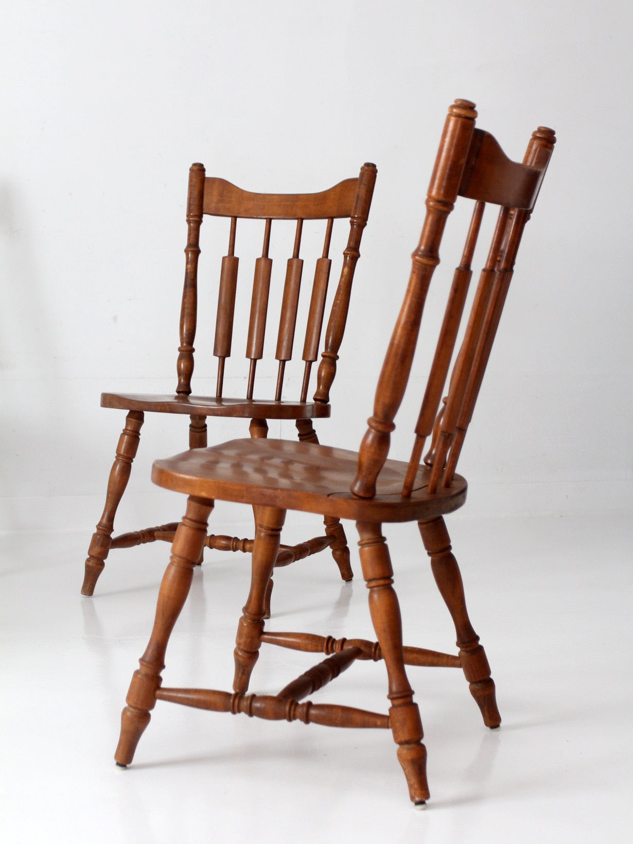 vintage Windsor dining chairs by Richards Brothers | set of 4