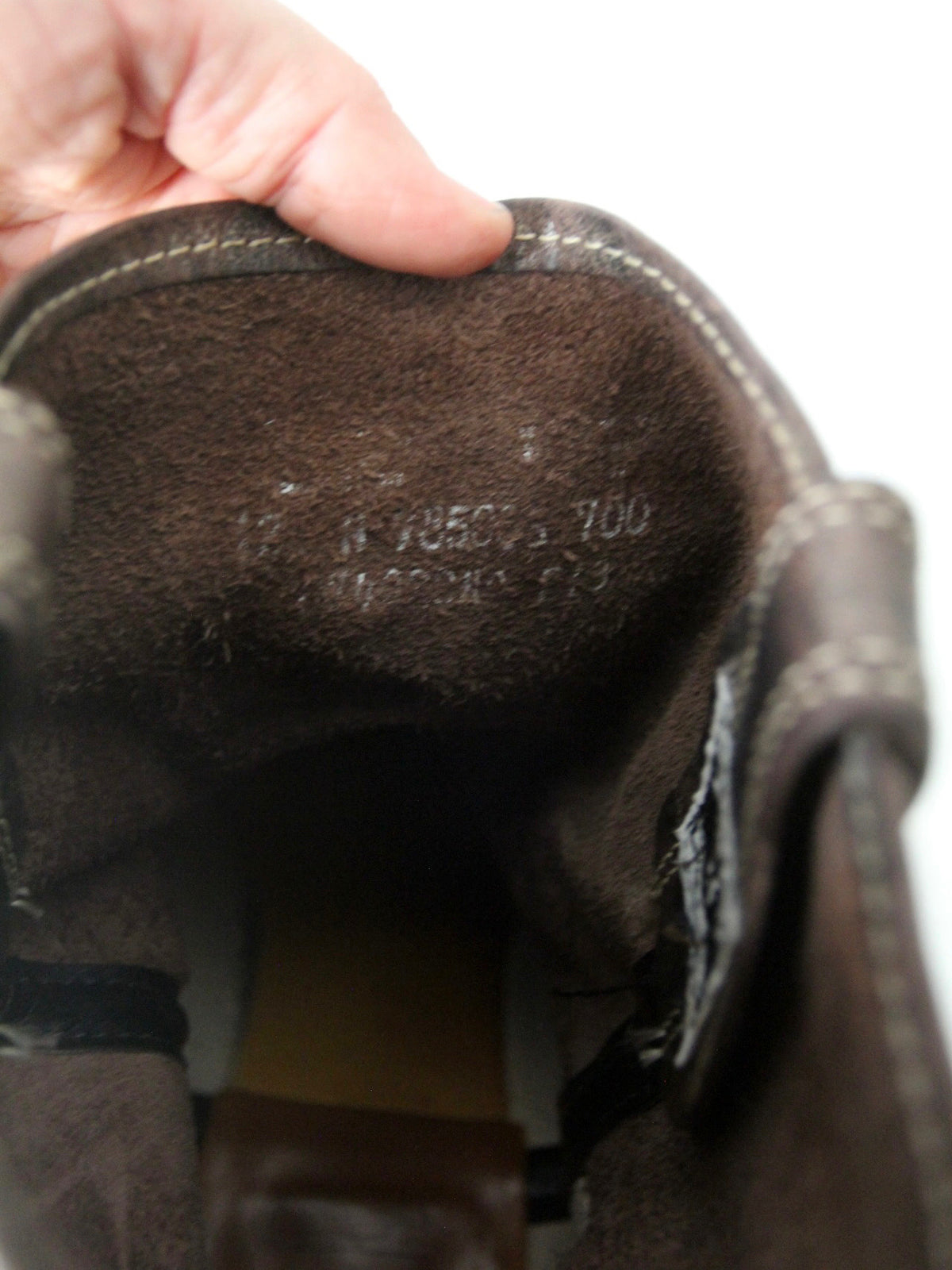 vintage Frye men's distressed brown leather harness boots | size 12