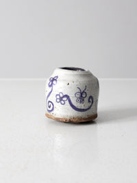 mid-20th century Japanese studio pottery vase