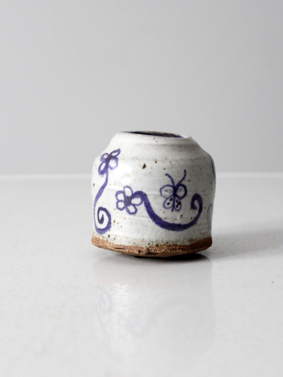 mid-20th century Japanese studio pottery vase