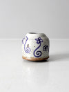 mid-20th century Japanese studio pottery vase