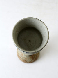 vintage studio pottery chalice