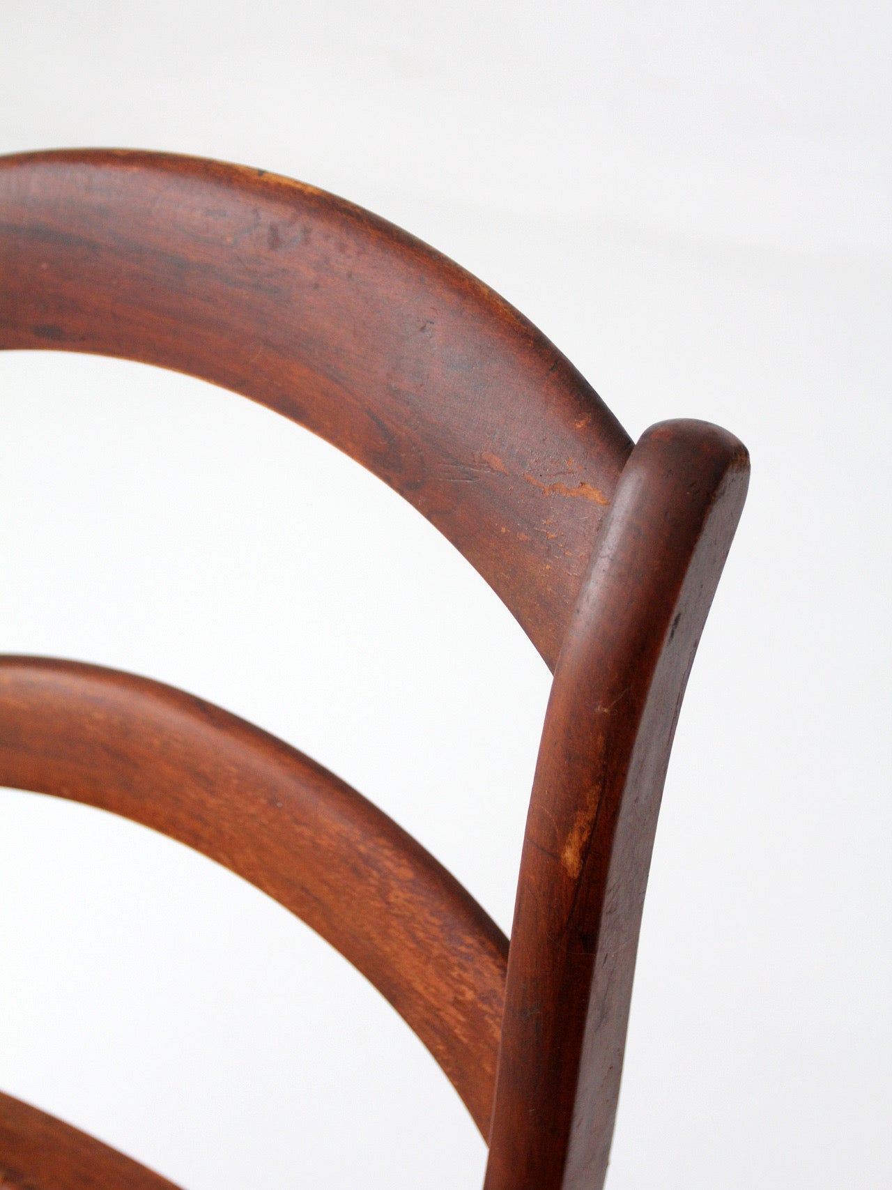 antique cane seat dining chairs | set of 3