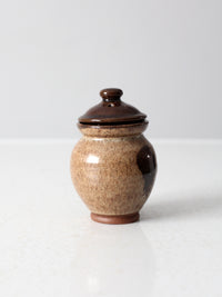 vintage studio pottery jar