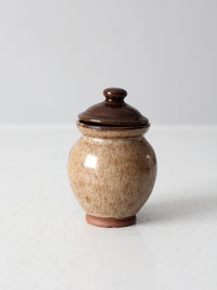 vintage studio pottery jar