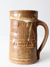 vintage Minnesota Renaissance Fair pottery mug