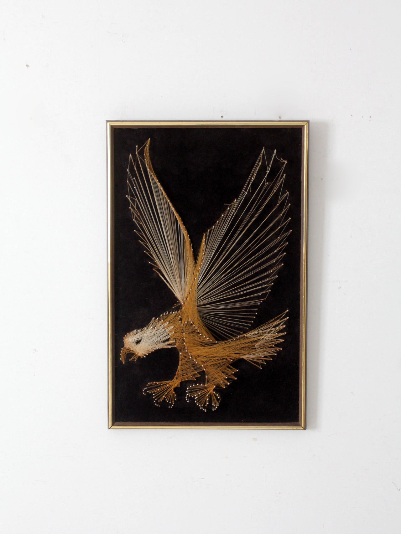 vintage 70s American eagle string art wall hanging – 86 Vintage