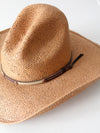 vintage straw cowboy hat