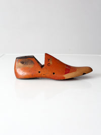 aantique wooden shoemaker's shoe last