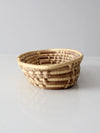 vintage oval coil basket