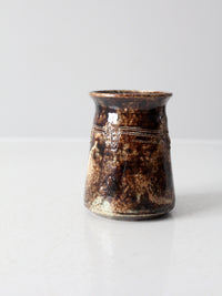 vintage studio pottery vase