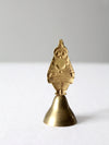 vintage brass Santa Bell