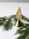 vintage brass Santa Bell