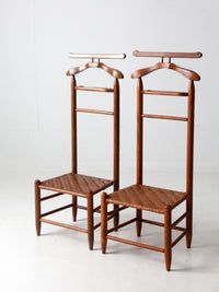 vintage valet chairs pair