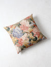 vintage cottage floral throw pillow