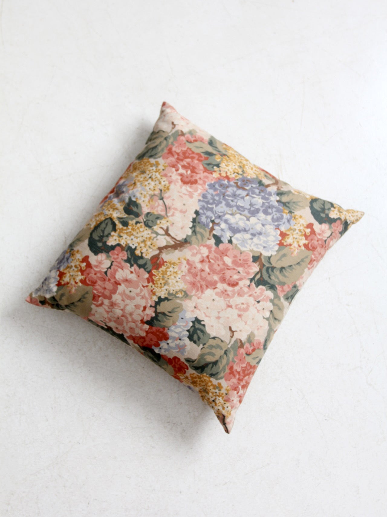 vintage cottage floral throw pillow