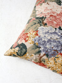 vintage cottage floral throw pillow