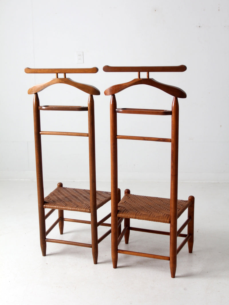vintage valet chairs pair