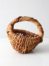 vintage small melon basket