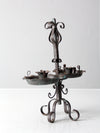 vintage wrought iron candle holder