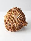 vintage small melon basket