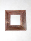 vintage barn wood wall mirror