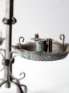 vintage wrought iron candle holder