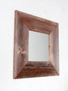 vintage barn wood wall mirror