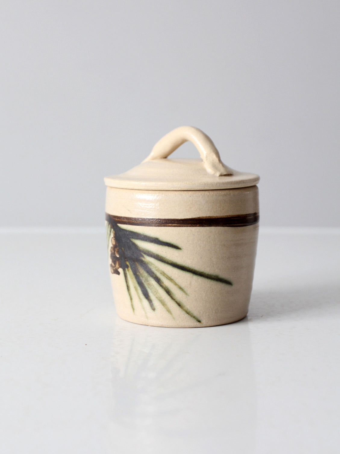 vintage studio pottery jar