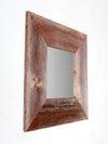 vintage barn wood wall mirror
