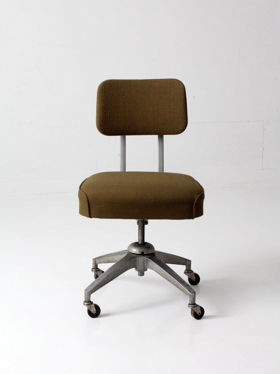 mid-century industrial swivel office chair