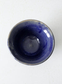 vintage handmade studio pottery bowl