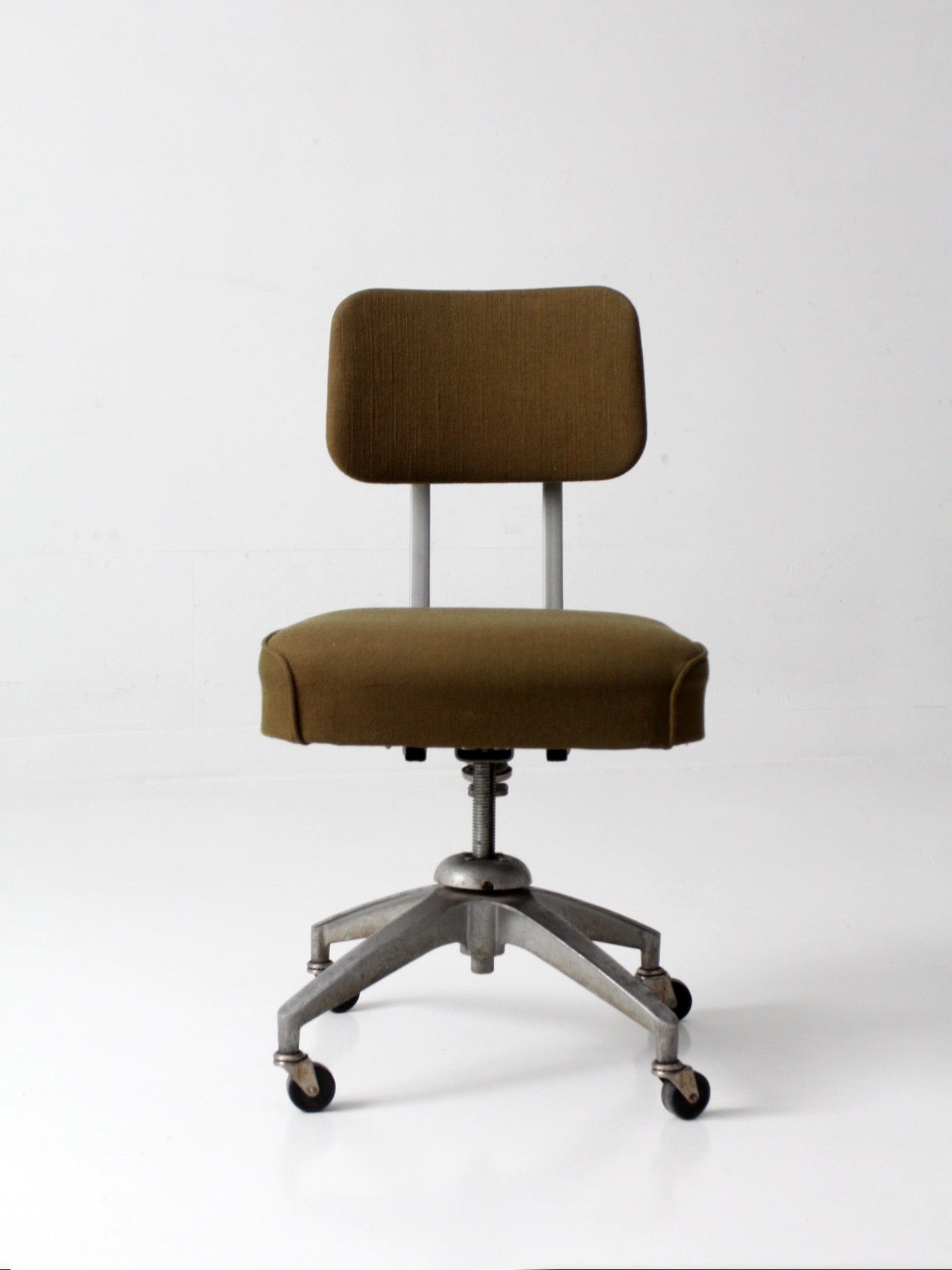 mid-century industrial swivel office chair