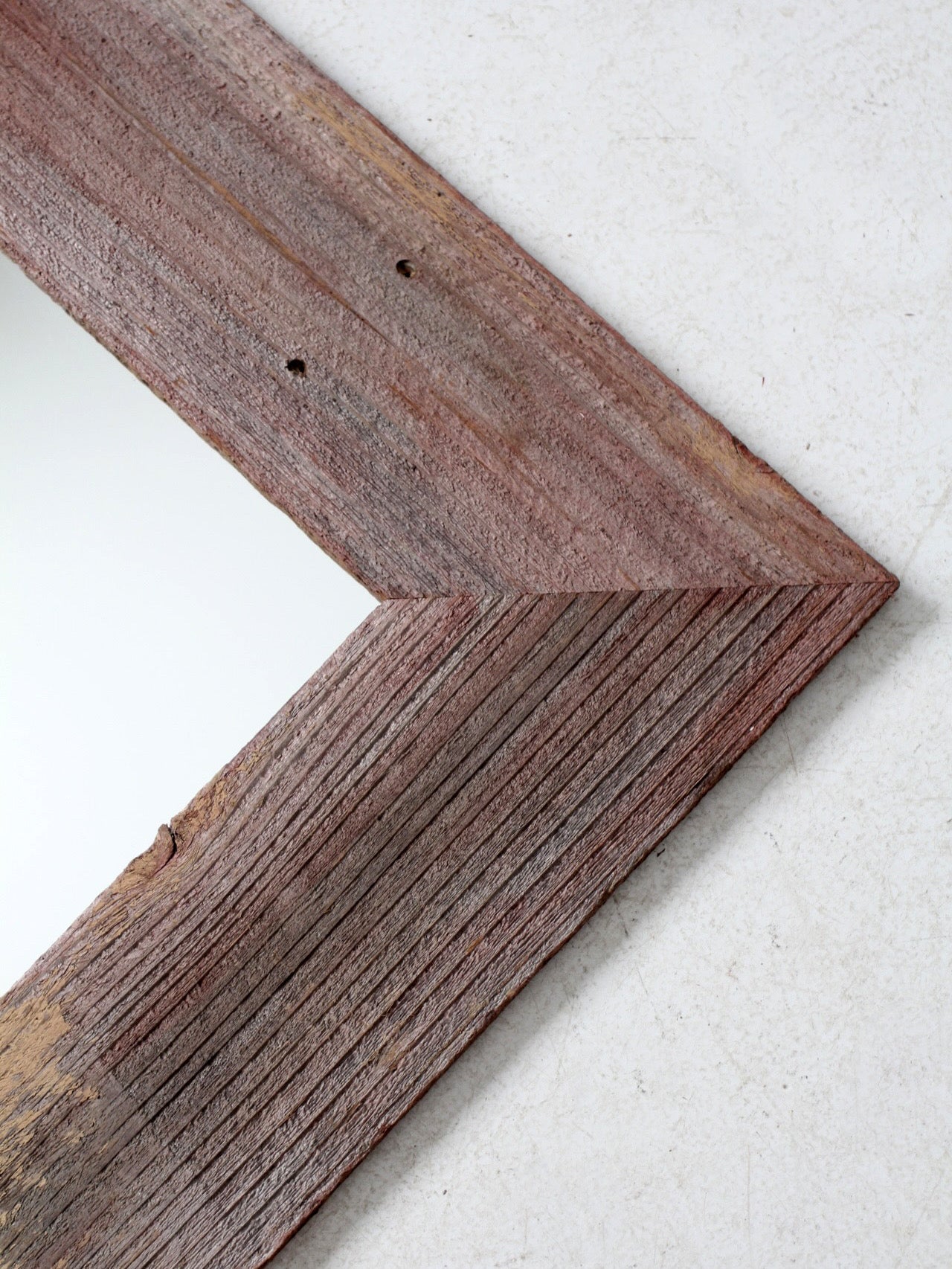 vintage barn wood wall mirror
