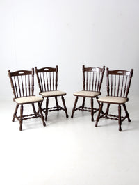 vintage painted oak dining chairs set of 4