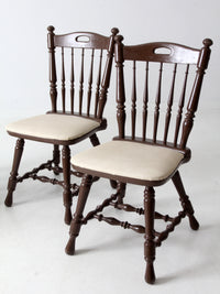 vintage painted oak dining chairs set of 4