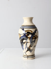 vintage studio pottery vase