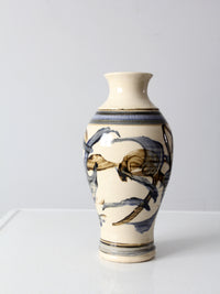 vintage studio pottery vase