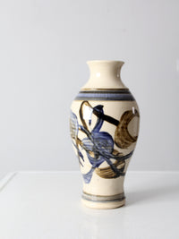 vintage studio pottery vase