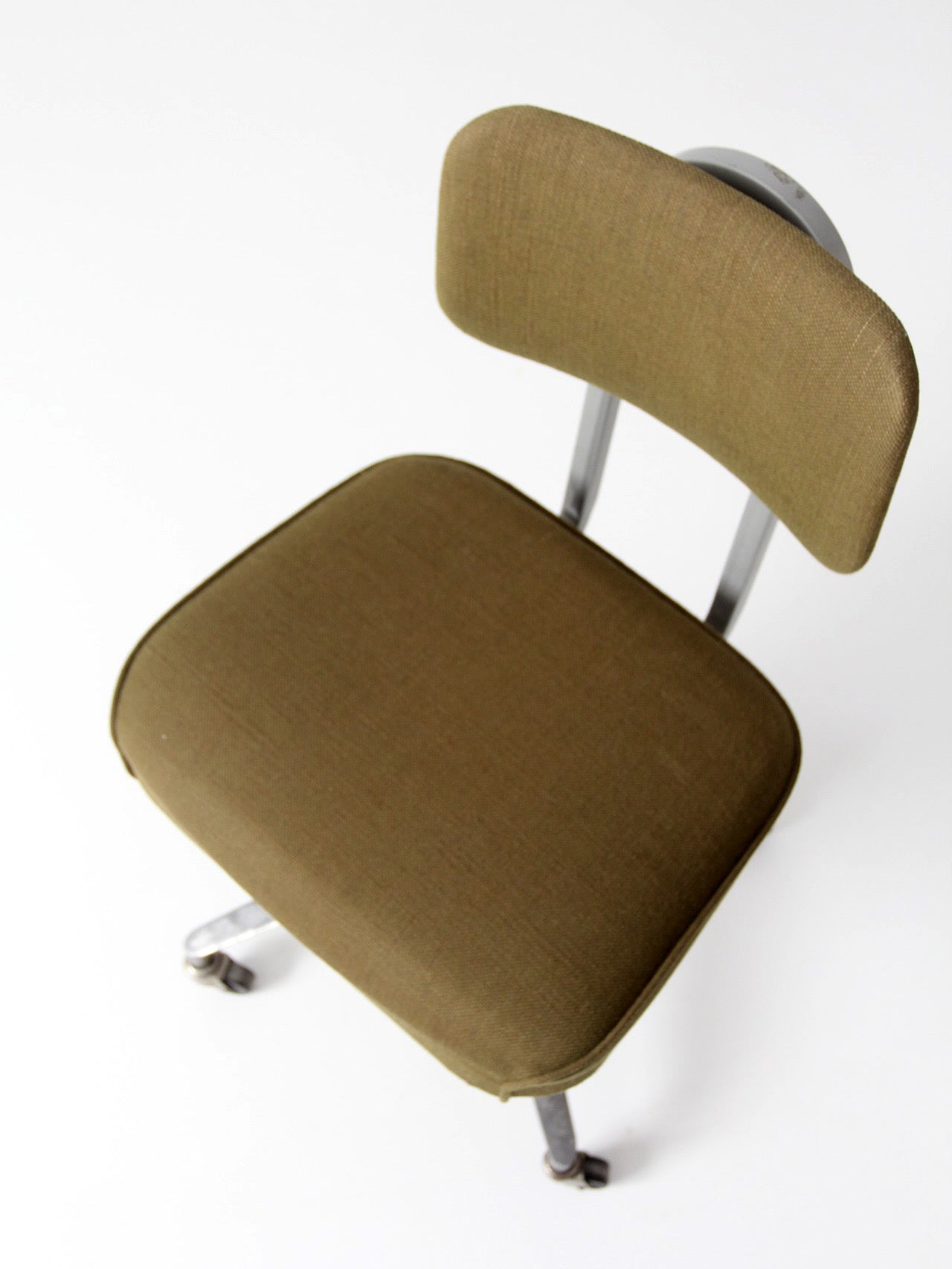 mid-century industrial swivel office chair